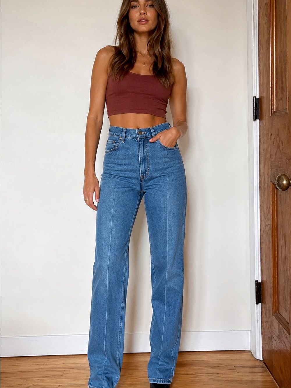 Rare Vintage Levi’s Movin’ On Jeans High Rise Straight Leg Medium (30” waist)